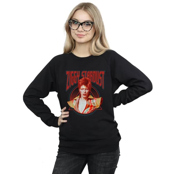 David Bowie Womens/Ladies Ziggy Stardust Sweatshirt