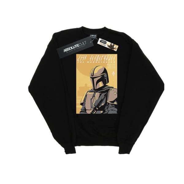 Star Wars Boys The Mandalorian Art Poster Sweatshirt