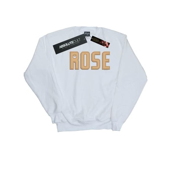 Star Wars Girls The Rise Of Skywalker Rose Text Logo Sweatshirt
