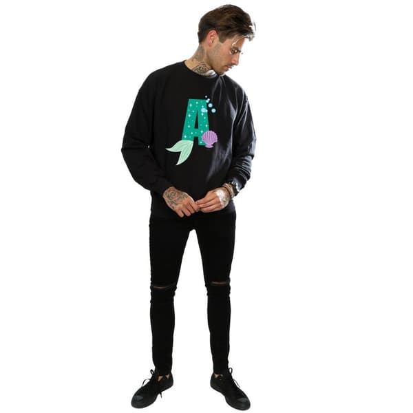 Disney Alphabet A Is For Ariel - Sweatshirt för män