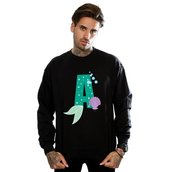 Disney Alphabet A Is For Ariel - Sweatshirt för män