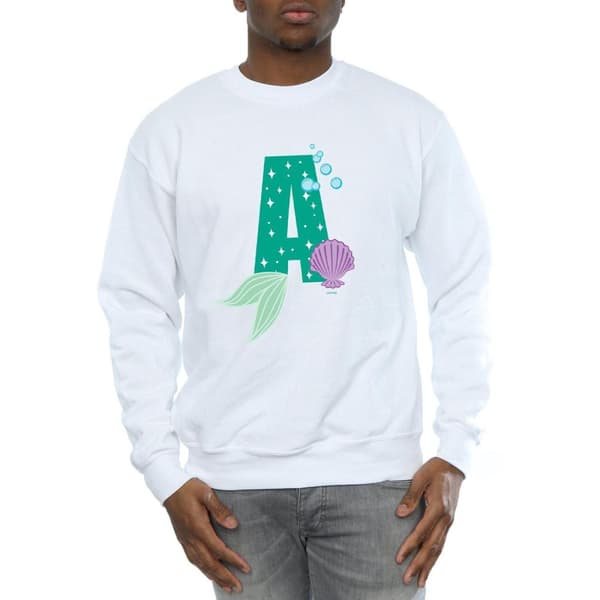 Disney Alphabet A Is For Ariel - Sweatshirt för män
