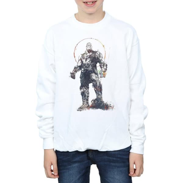 Marvel Boys Avengers Infinity War Thanos Sketch Sweatshirt