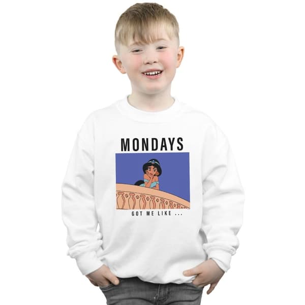Disney Princess Boys Jasmine Mondays Got Me Like-tröja