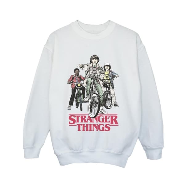 Netflix Pojkar Stranger Things Retro Bikers Sweatshirt