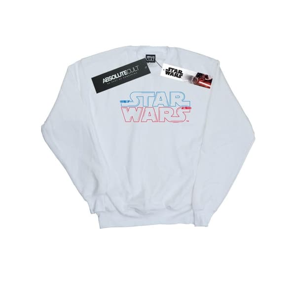 Star Wars Mens Lightsaber Logo Sweatshirt