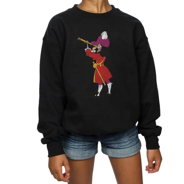 Disney Peter Pan Classic Kapten Krok-tröja för flickor