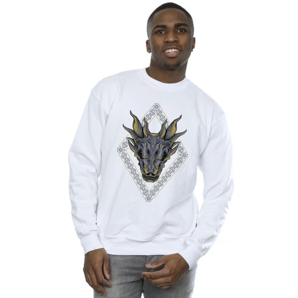 Game Of Thrones: House Of The Dragon Mens Dragon Pattern Sweatshirt