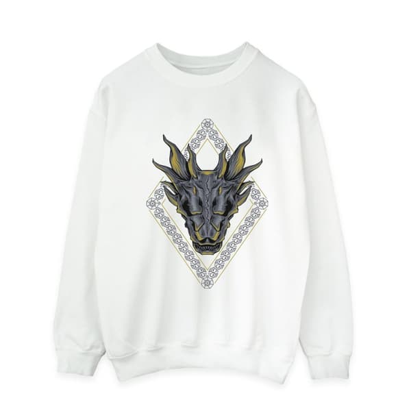 Game Of Thrones: House Of The Dragon Mens Dragon Pattern Sweatshirt