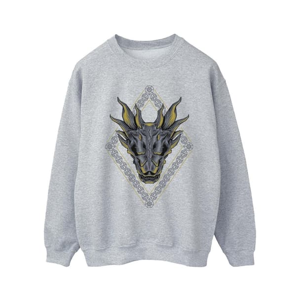 Game Of Thrones: House Of The Dragon Mens Dragon Pattern Sweatshirt