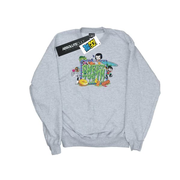 DC Comics Mens Teen Titans Go Sweet Tooth Sweatshirt