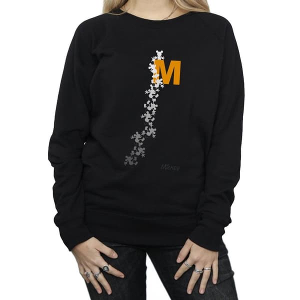 Disney Dam/Tjej Musse Pigg Klättring Silhuetter Sweatshirt