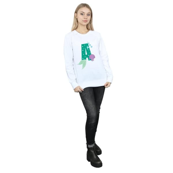 Disney Womens/Ladies Alphabet A Is For Ariel Sweatshirt