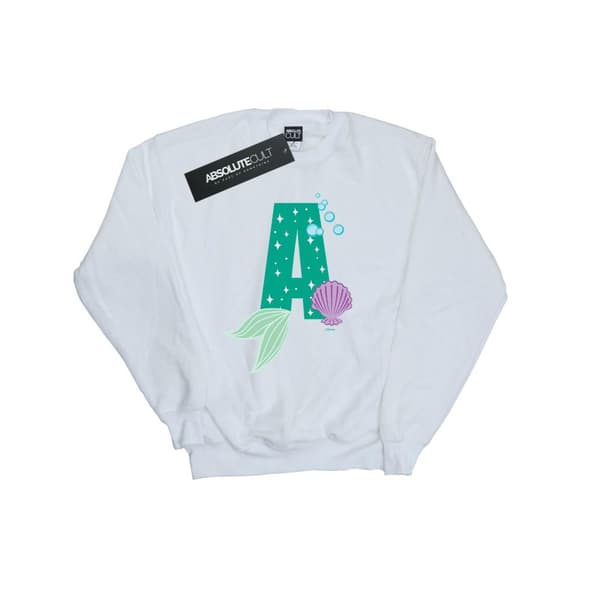 Disney Womens/Ladies Alphabet A Is For Ariel Sweatshirt
