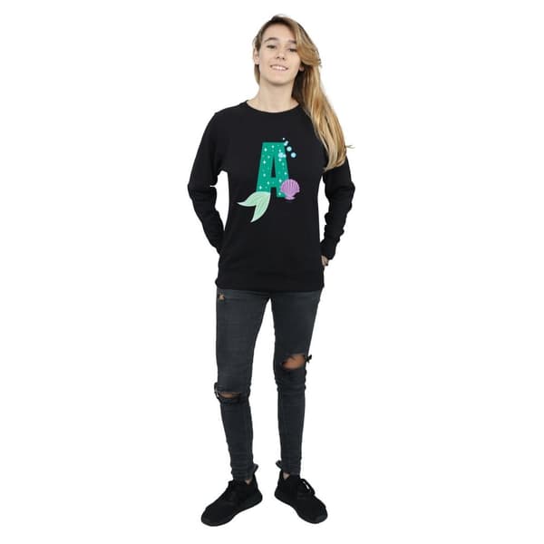 Disney Womens/Ladies Alphabet A Is For Ariel Sweatshirt