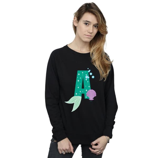 Disney Womens/Ladies Alphabet A Is For Ariel Sweatshirt