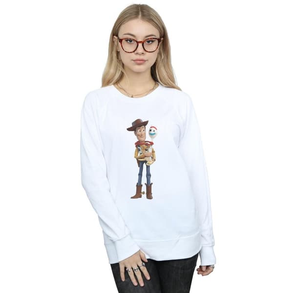 Disney Womens/Ladies Toy Story 4 Woody And Forky Sweatshirt