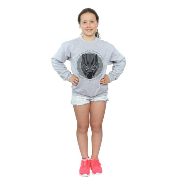 Marvel Girls Black Panther Made in Wakanda Sweatshirt