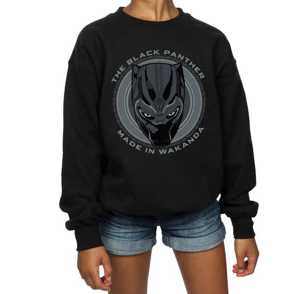 Marvel Girls Black Panther Made in Wakanda Sweatshirt