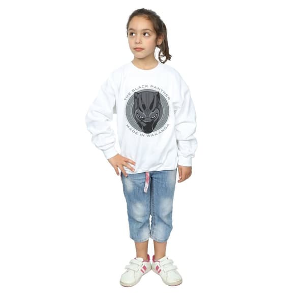 Marvel Girls Black Panther Made in Wakanda Sweatshirt