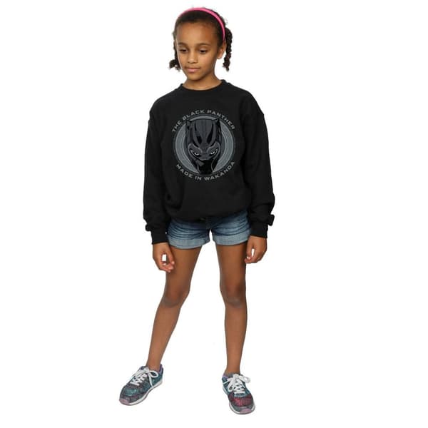 Marvel Girls Black Panther Made in Wakanda Sweatshirt