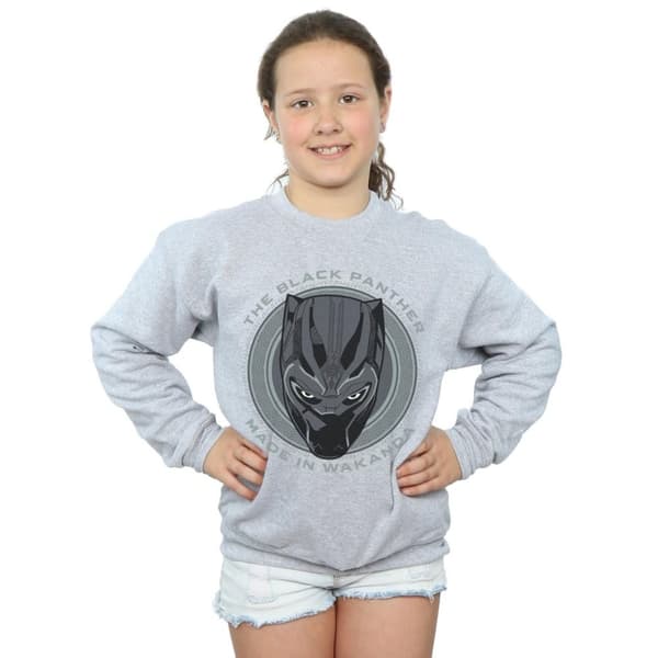 Marvel Girls Black Panther Made in Wakanda Sweatshirt