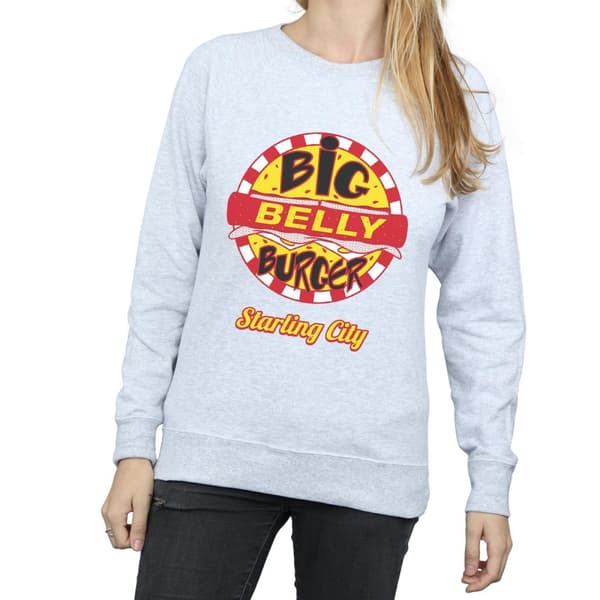DC Comics Womens/Ladies Arrow Big Belly Burger Logo Sweatshirt