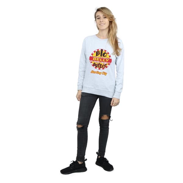 DC Comics Womens/Ladies Arrow Big Belly Burger Logo Sweatshirt