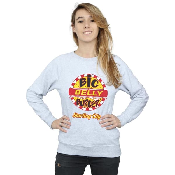 DC Comics Womens/Ladies Arrow Big Belly Burger Logo Sweatshirt