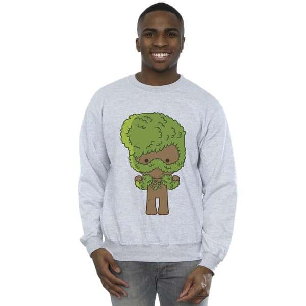 Marvel Mens I Am Groot Chibi Flex Sweatshirt
