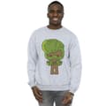 Miniatyrbild 2 av 3: Marvel Mens I Am Groot Chibi Flex Sweatshirt