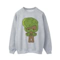 Miniatyrbild 1 av 3: Marvel Mens I Am Groot Chibi Flex Sweatshirt
