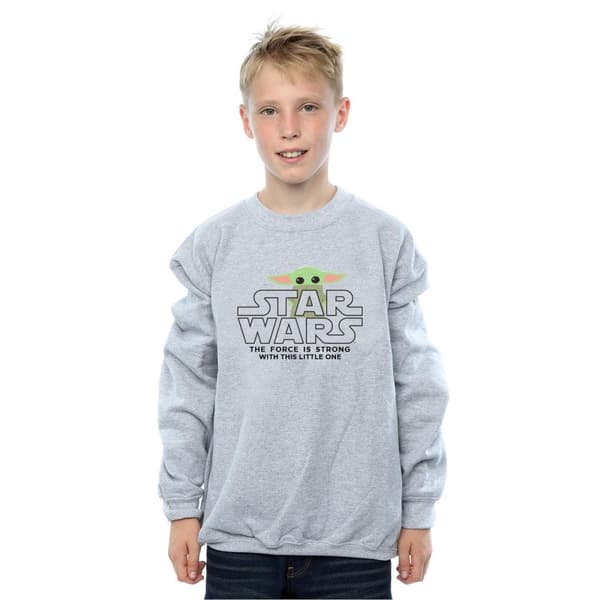 Star Wars Boys The Mandalorian The Child Strong Sweatshirt