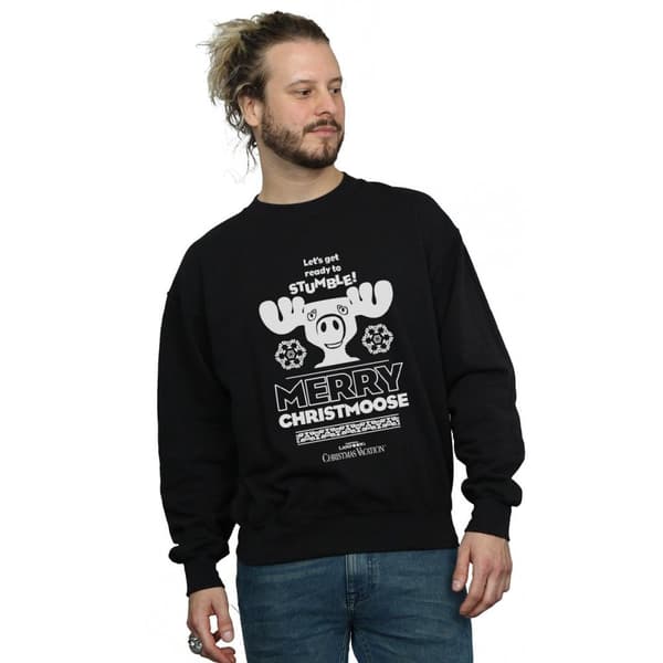 National Lampoon´s Christmas Vacation Sweatshirt "Merry Christmoose" för herrar