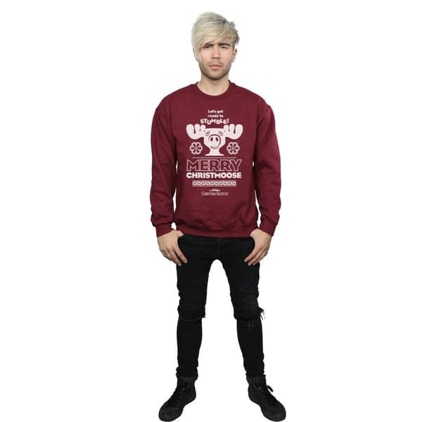 National Lampoon´s Christmas Vacation Sweatshirt "Merry Christmoose" för herrar