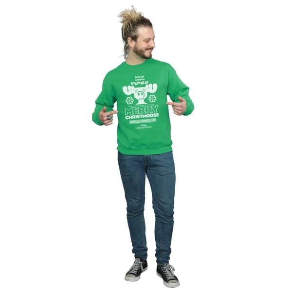 National Lampoon´s Christmas Vacation Sweatshirt "Merry Christmoose" för herrar