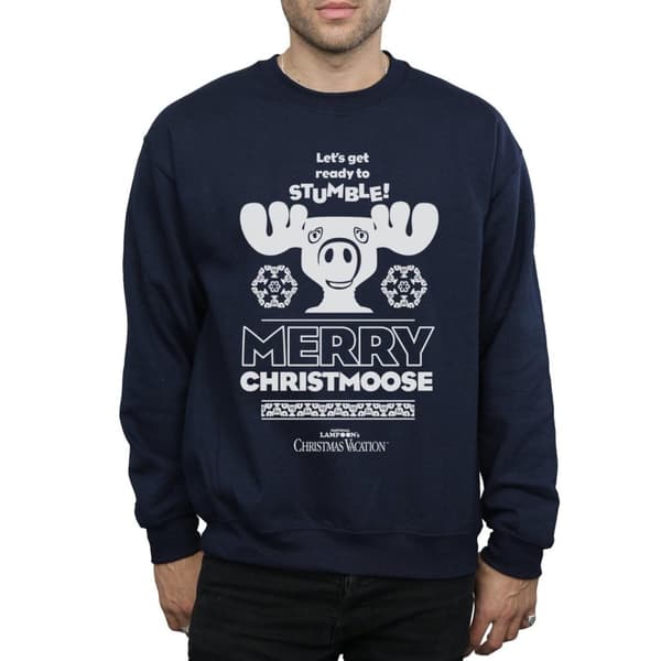 National Lampoon´s Christmas Vacation Sweatshirt "Merry Christmoose" för herrar