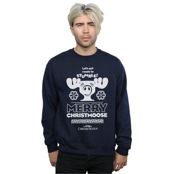 National Lampoon´s Christmas Vacation Sweatshirt "Merry Christmoose" för herrar
