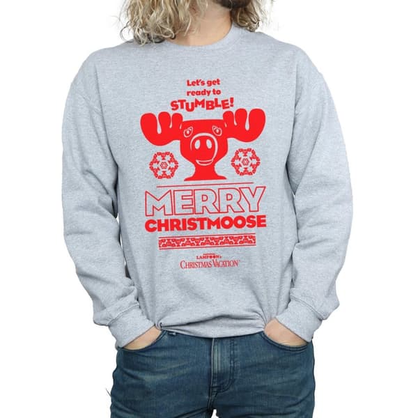 National Lampoon´s Christmas Vacation Sweatshirt "Merry Christmoose" för herrar