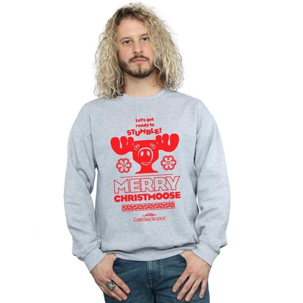 National Lampoon´s Christmas Vacation Sweatshirt "Merry Christmoose" för herrar