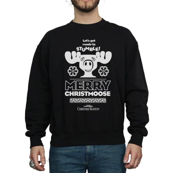 National Lampoon´s Christmas Vacation Sweatshirt "Merry Christmoose" för herrar