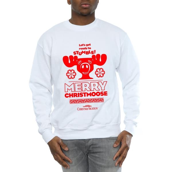National Lampoon´s Christmas Vacation Sweatshirt "Merry Christmoose" för herrar