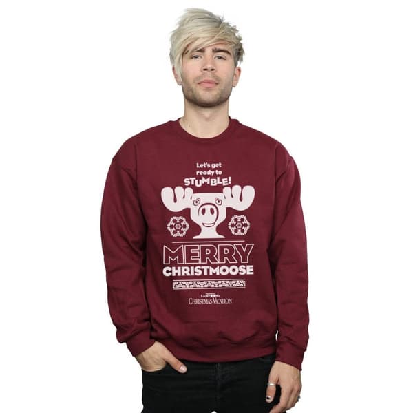 National Lampoon´s Christmas Vacation Sweatshirt "Merry Christmoose" för herrar