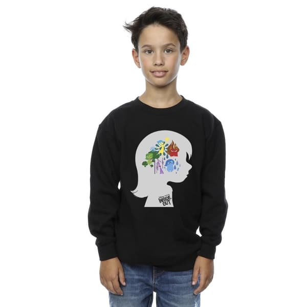 Disney Boys Inside Out Head Silhouette Sweatshirt