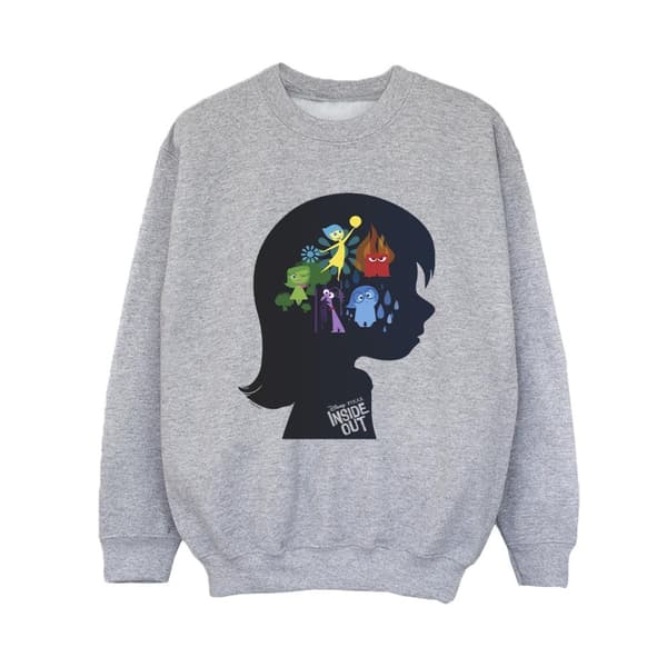 Disney Boys Inside Out Head Silhouette Sweatshirt