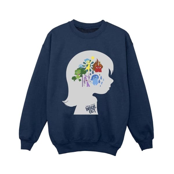 Disney Boys Inside Out Head Silhouette Sweatshirt