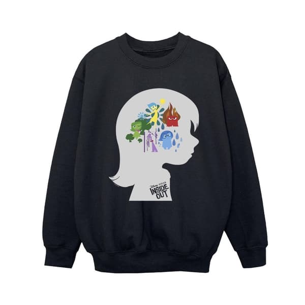 Disney Boys Inside Out Head Silhouette Sweatshirt