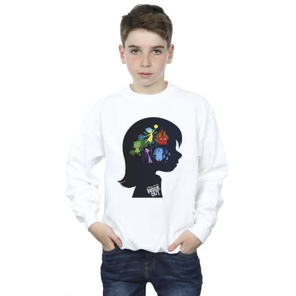 Disney Boys Inside Out Head Silhouette Sweatshirt