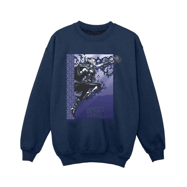 Marvel Boys Thor Love And Thunder Mighty Thor Sweatshirt