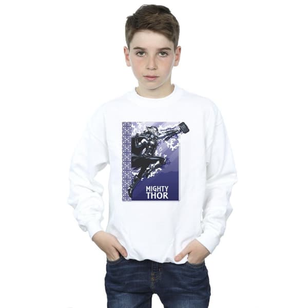 Marvel Boys Thor Love And Thunder Mighty Thor Sweatshirt
